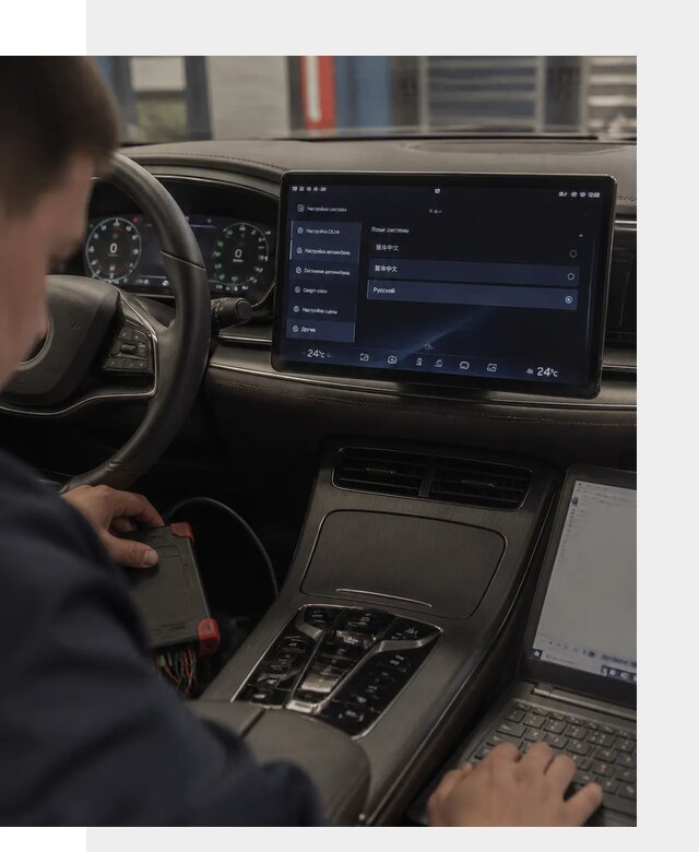 Русификация автомобиля BYD HAN для эксплуатации в Новошахтинске